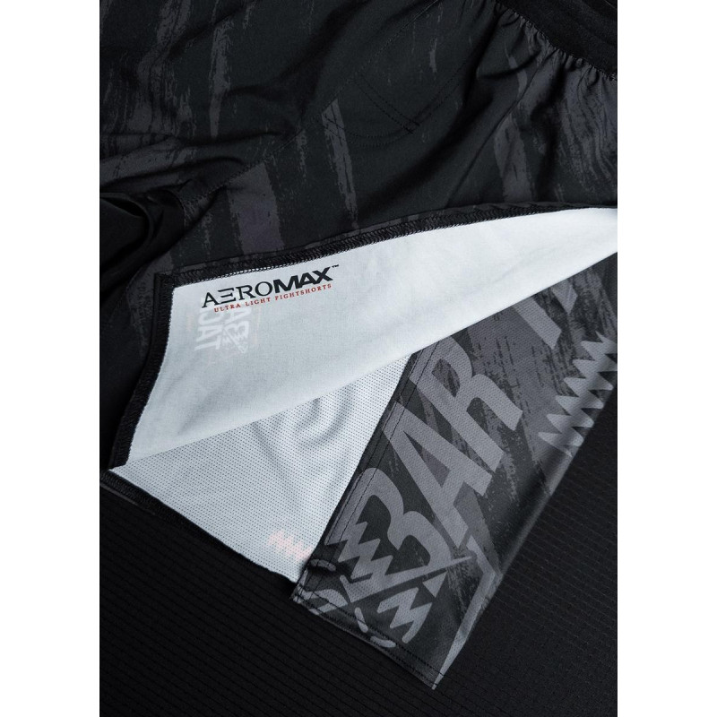 Short de MMA - Bar Tack - Noir - AeroMax™ Warfare