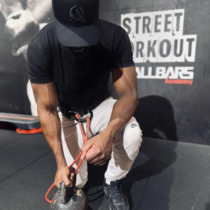 Corde Lest 4TRAINER x ALLBARS | Noir | 300kg | Street Workout