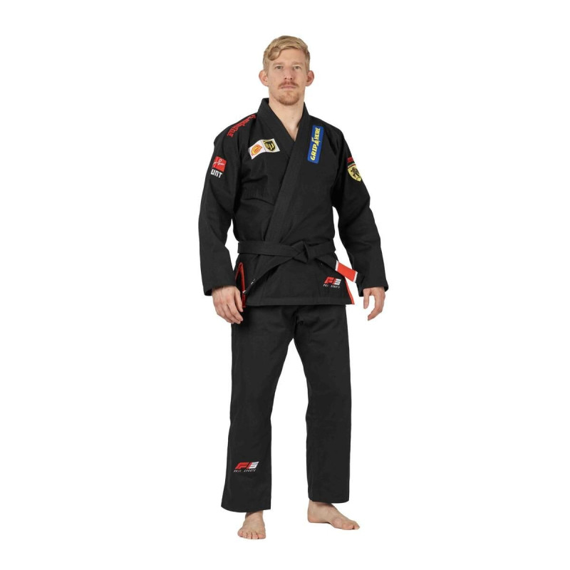 Kimono JJB Fuji Sports | Noir/Rouge | Suparaito XTR 2.0 Edition