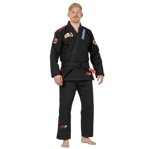 Kimono JJB Fuji Sports | Noir/Rouge | Suparaito XTR 2.0 Edition