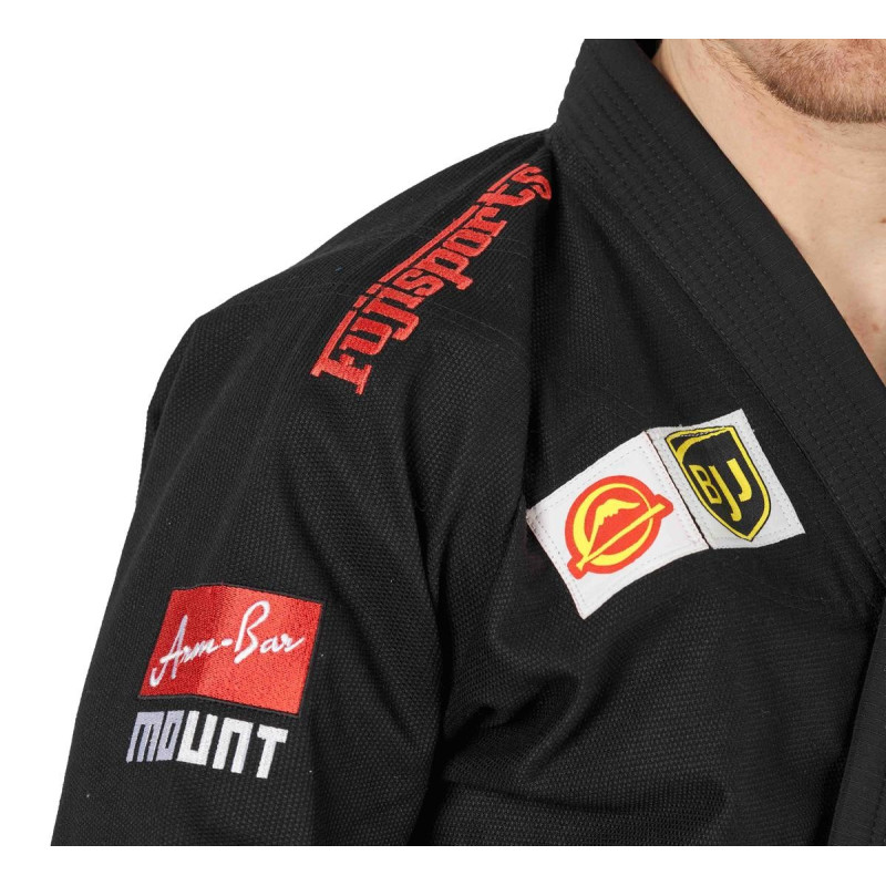 Kimono JJB Fuji Sports | Noir/Rouge | Suparaito XTR 2.0 Edition