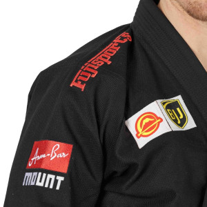 Kimono JJB Fuji Sports | Noir/Rouge | Suparaito XTR 2.0 Edition
