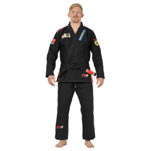 Kimono JJB Fuji Sports | Noir/Rouge | Suparaito XTR 2.0 Edition