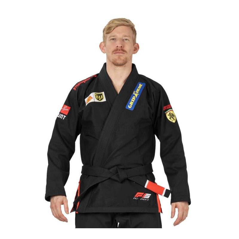 Kimono JJB Fuji Sports | Noir/Rouge | Suparaito XTR 2.0 Edition