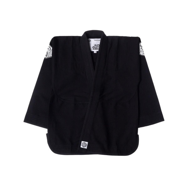 Kimono jjb - Aesthetic - Noir/Gris - Alpha - IBJJF