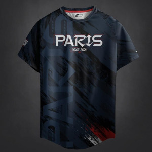 T-Shirt - Bar Tack - Bleu Marine - DryMax™ Lite - Warfare Paris Edition