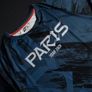 T-Shirt - Bar Tack - Bleu Marine - DryMax™ Lite - Warfare Paris Edition