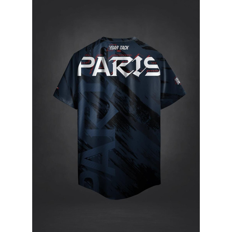 T-Shirt - Bar Tack - Bleu Marine - DryMax™ Lite - Warfare Paris Edition