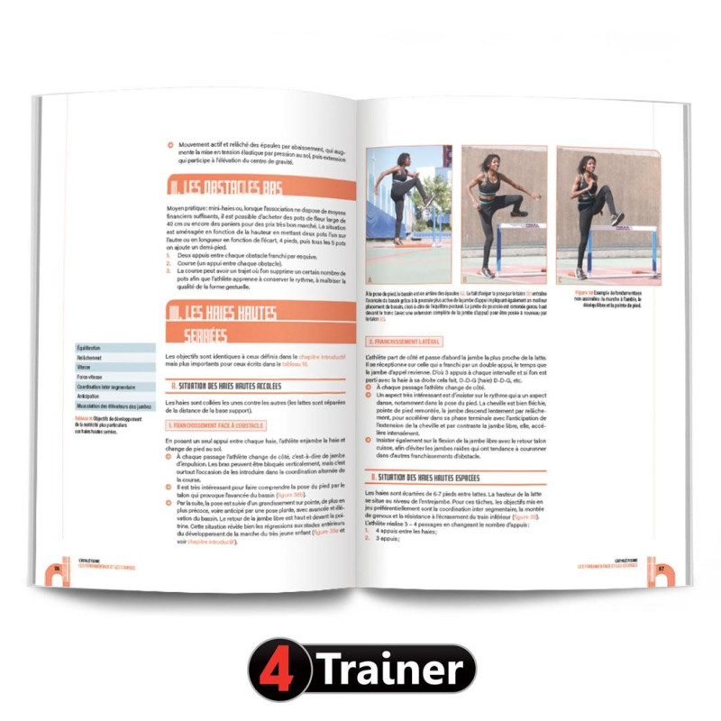 Livre Athlétisme 4TRAINER | Les Fondamentaux et les Courses | Jean Keller