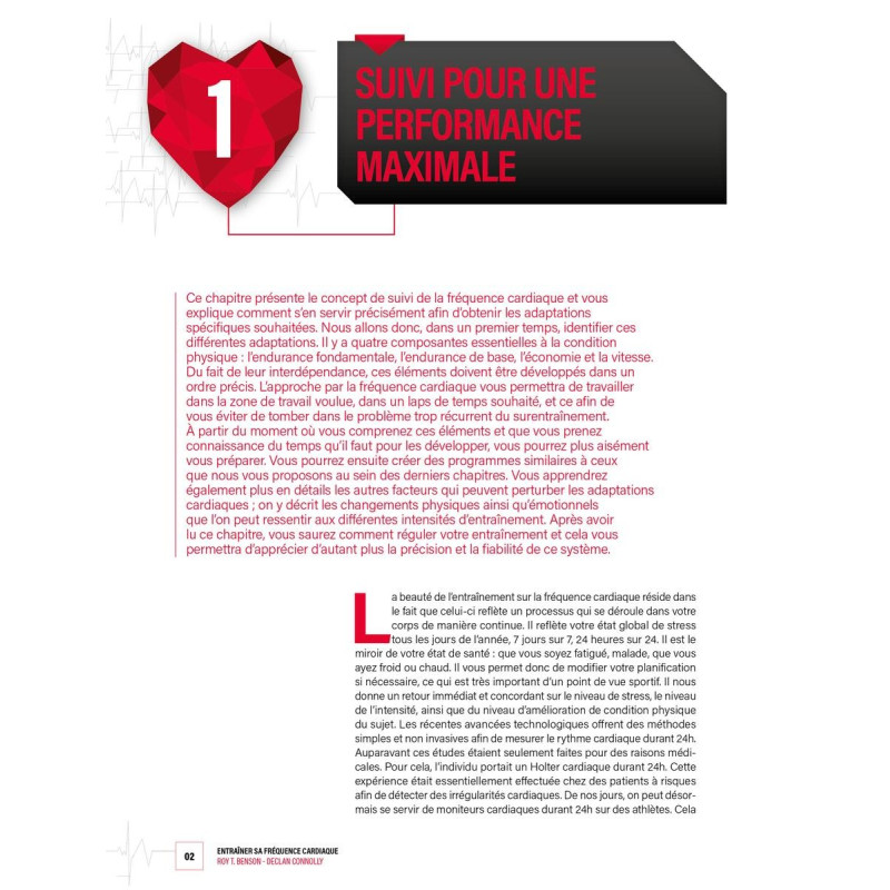Livre Entraîner sa Fréquence Cardiaque 4TRAINER | Guide Cardiofréquencemètre