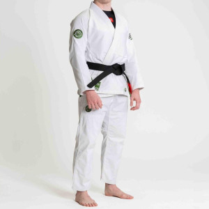 Kimono JJB - Fuji Sport - Blanc/Vert - Flow-Tech