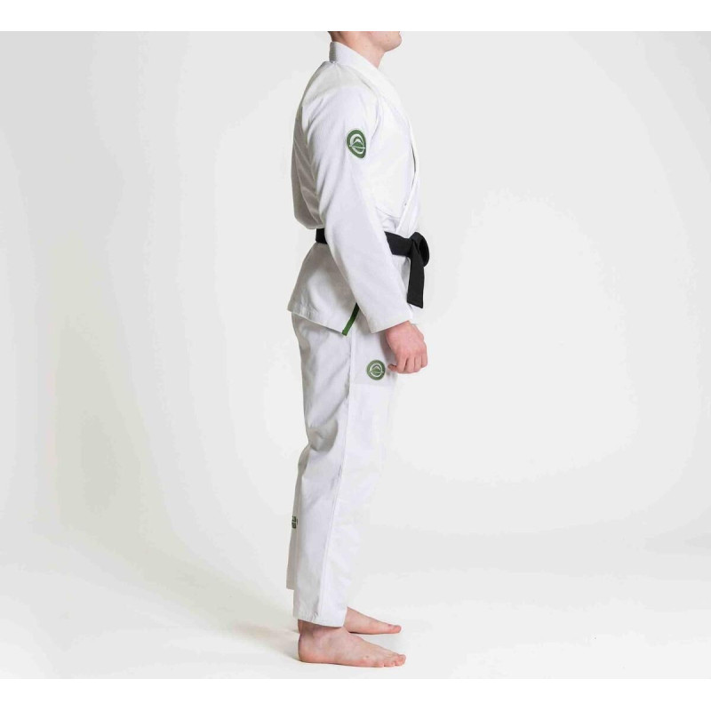Kimono JJB - Fuji Sport - Blanc/Vert - Flow-Tech