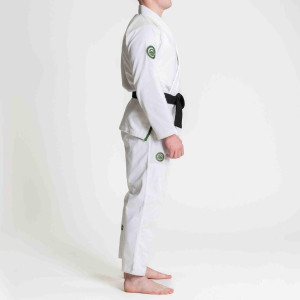 Kimono JJB - Fuji Sport - Blanc/Vert - Flow-Tech