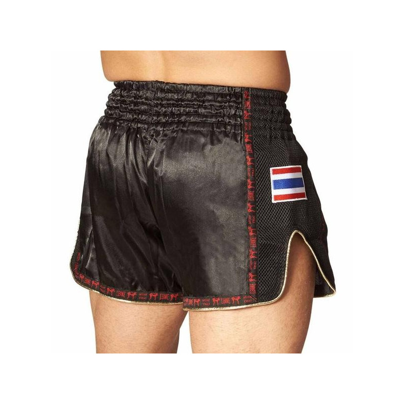 Short de Boxe Thai Leone1947 | Noir | Bangkok