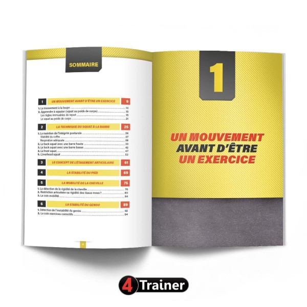 Livre La Bible du Squat 4TRAINER | Guide Technique Aaron Horschig