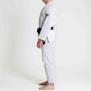 Kimono JJB - Fuji Sport - Blanc/Vert - Flow-Tech