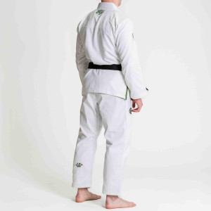 Kimono JJB - Fuji Sport - Blanc/Vert - Flow-Tech