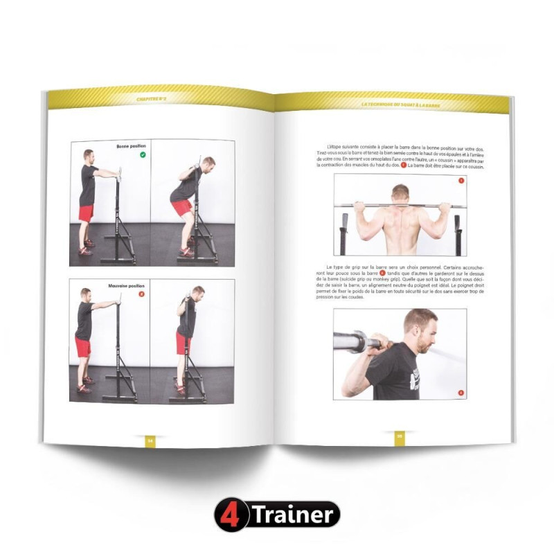 Livre La Bible du Squat 4TRAINER | Guide Technique Aaron Horschig