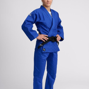 Kimono Judo - Kimono Ippon Gear - Bleu - Basic 2 - pour en enfant, ado et débutant
