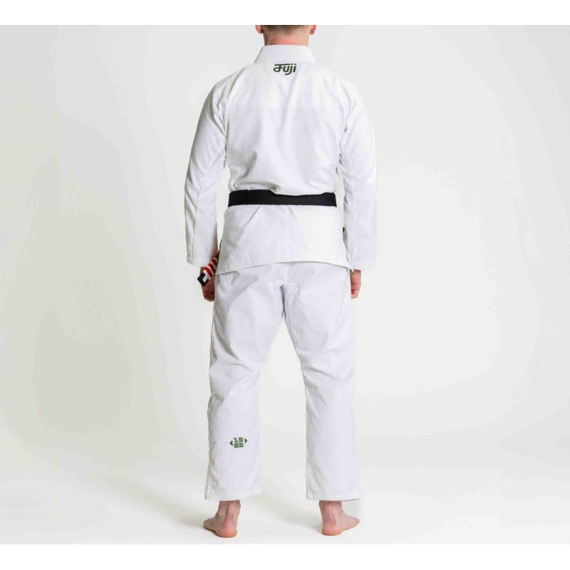 Kimono JJB - Fuji Sport - Blanc/Vert - Flow-Tech