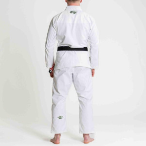 Kimono JJB - Fuji Sport - Blanc/Vert - Flow-Tech