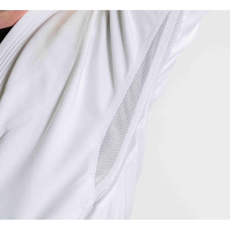 Kimono JJB - Fuji Sport - Blanc/Vert - Flow-Tech