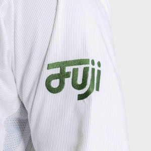 Kimono JJB - Fuji Sport - Blanc/Vert - Flow-Tech