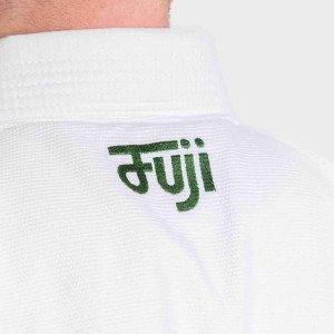 Kimono JJB - Fuji Sport - Blanc/Vert - Flow-Tech