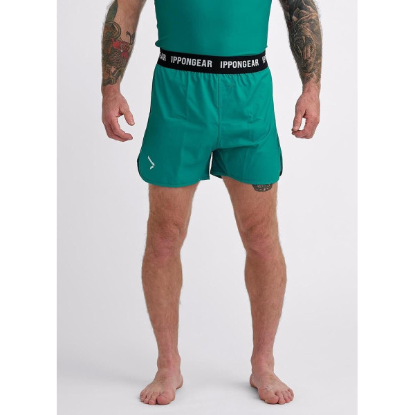 Fight Shorts Ippon Gear - Verdigris Green - Air Fight - Vert