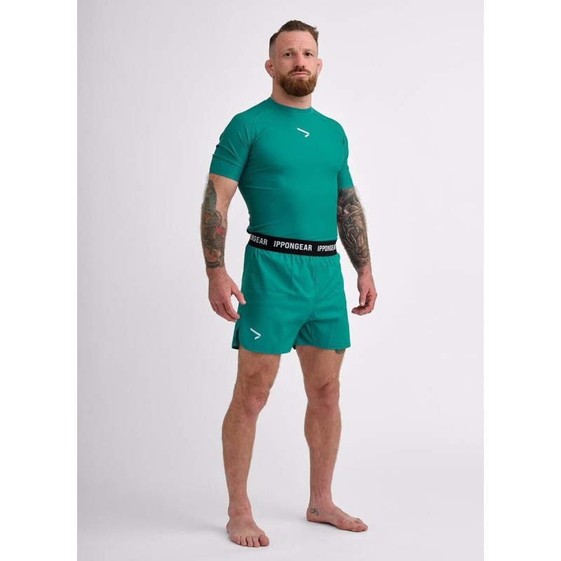Fight Shorts Ippon Gear - Verdigris Green - Air Fight - Vert