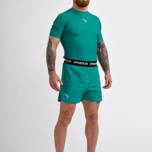 Fight Shorts Ippon Gear - Verdigris Green - Air Fight - Vert