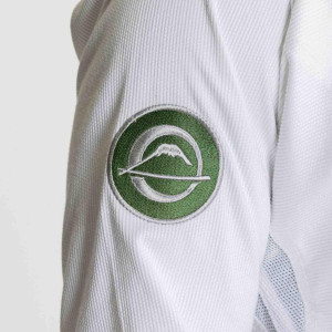 Kimono JJB - Fuji Sport - Blanc/Vert - Flow-Tech