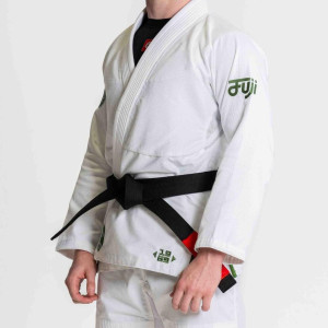 Kimono JJB - Fuji Sport - Blanc/Vert - Flow-Tech
