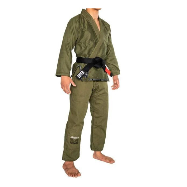 Kimono JJB Fuji Sports | Olive Green | Suparaito | IBJJF