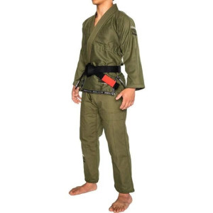 Kimono JJB Fuji Sports | Olive Green | Suparaito | IBJJF