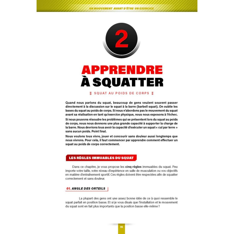 Livre La Bible du Squat 4TRAINER | Guide Technique Aaron Horschig