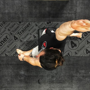 Tapis de Yoga 4TRAINER | Noir | Premium | Anti-dérapant Eco-friendly