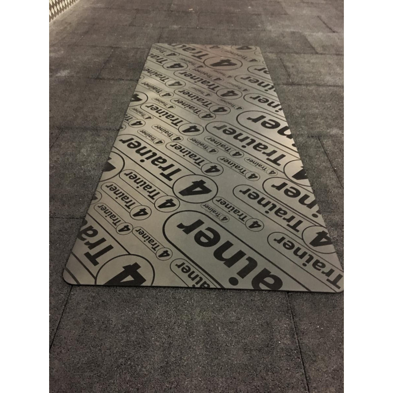 Tapis de Yoga 4TRAINER | Noir | Premium | Anti-dérapant Eco-friendly