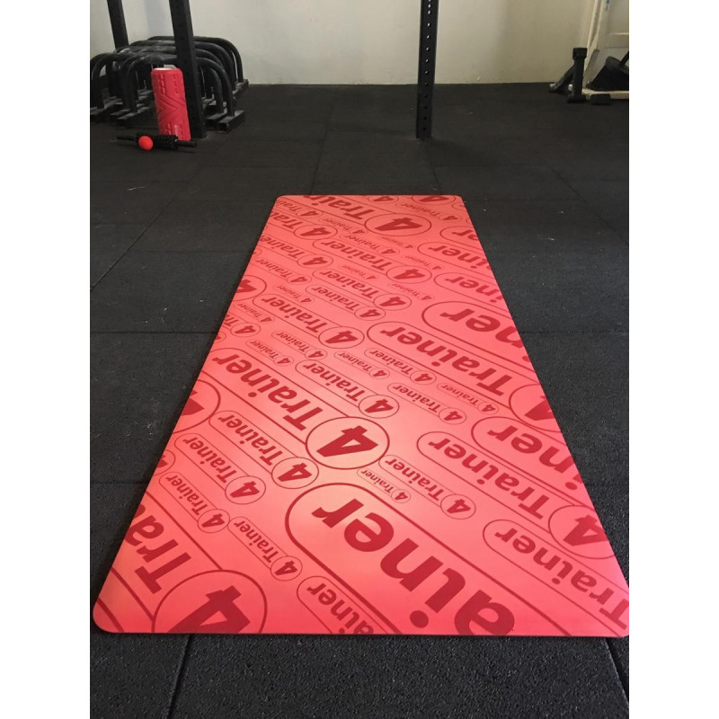 Tapis de Yoga 4TRAINER | Noir | Premium | Anti-dérapant Eco-friendly