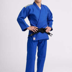 Veste de Judo Femme Bleu- Veste de Judo Ippon Gear - Approuvé IJF - Legend 2