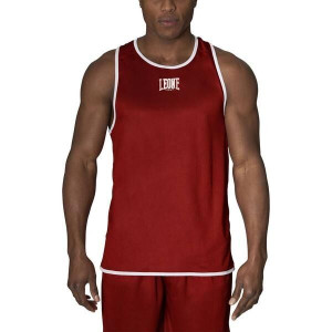 T-Shirt Leone1947 | Bleu/Rouge | Double Face Boxe