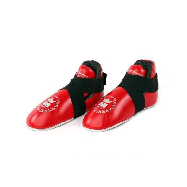 Protege pied full contact | Protege pied Montana | protege pied kick boxing Rouge