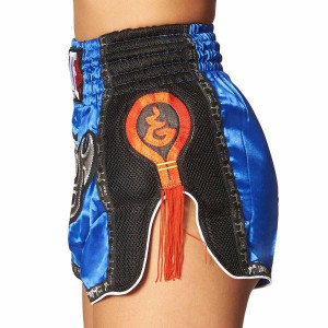 Short de Kick-Boxing Leone1947 | Bleu | AB754 Bangkok