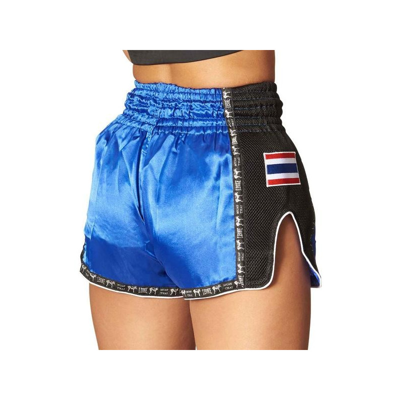 Short de Kick-Boxing Leone1947 | Bleu | AB754 Bangkok