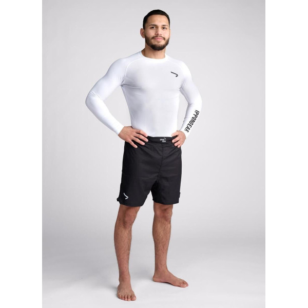 Rashguard manche longue Blanc- Rashguard Ippon Gear Essentiel
