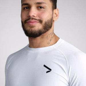 Rashguard manche longue Blanc- Rashguard Ippon Gear Essentiel