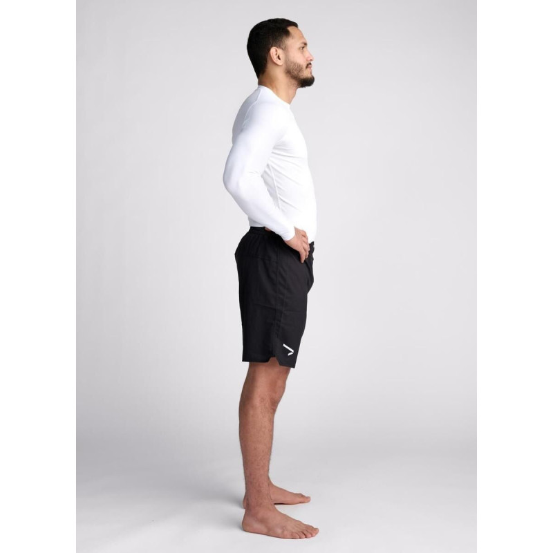 Rashguard manche longue Blanc- Rashguard Ippon Gear Essentiel