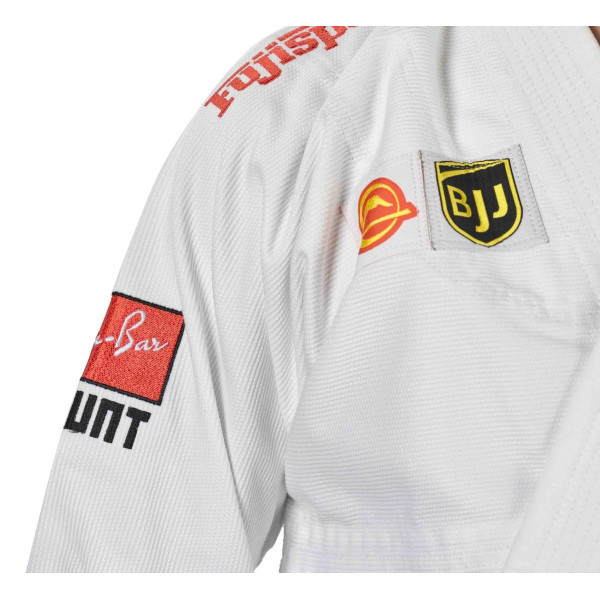 Kimono JJB FUJI Sports | Blanc/Rouge | Suparaito XTR 2.0 Edition
