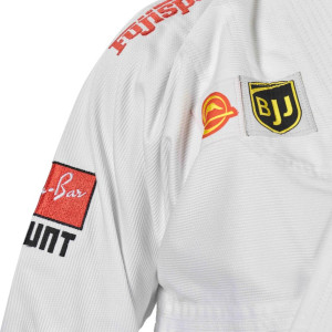 Kimono JJB FUJI Sports | Blanc/Rouge | Suparaito XTR 2.0 Edition