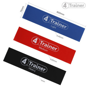 Mini Bandes Élastiques 4TRAINER | Bleu Rouge Noir | Flat Bands XL